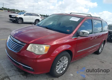 2013 Chrysler Town & Country Touring-L z USA, uszkodzony, nr VIN 2C4RC1CG7DR585264